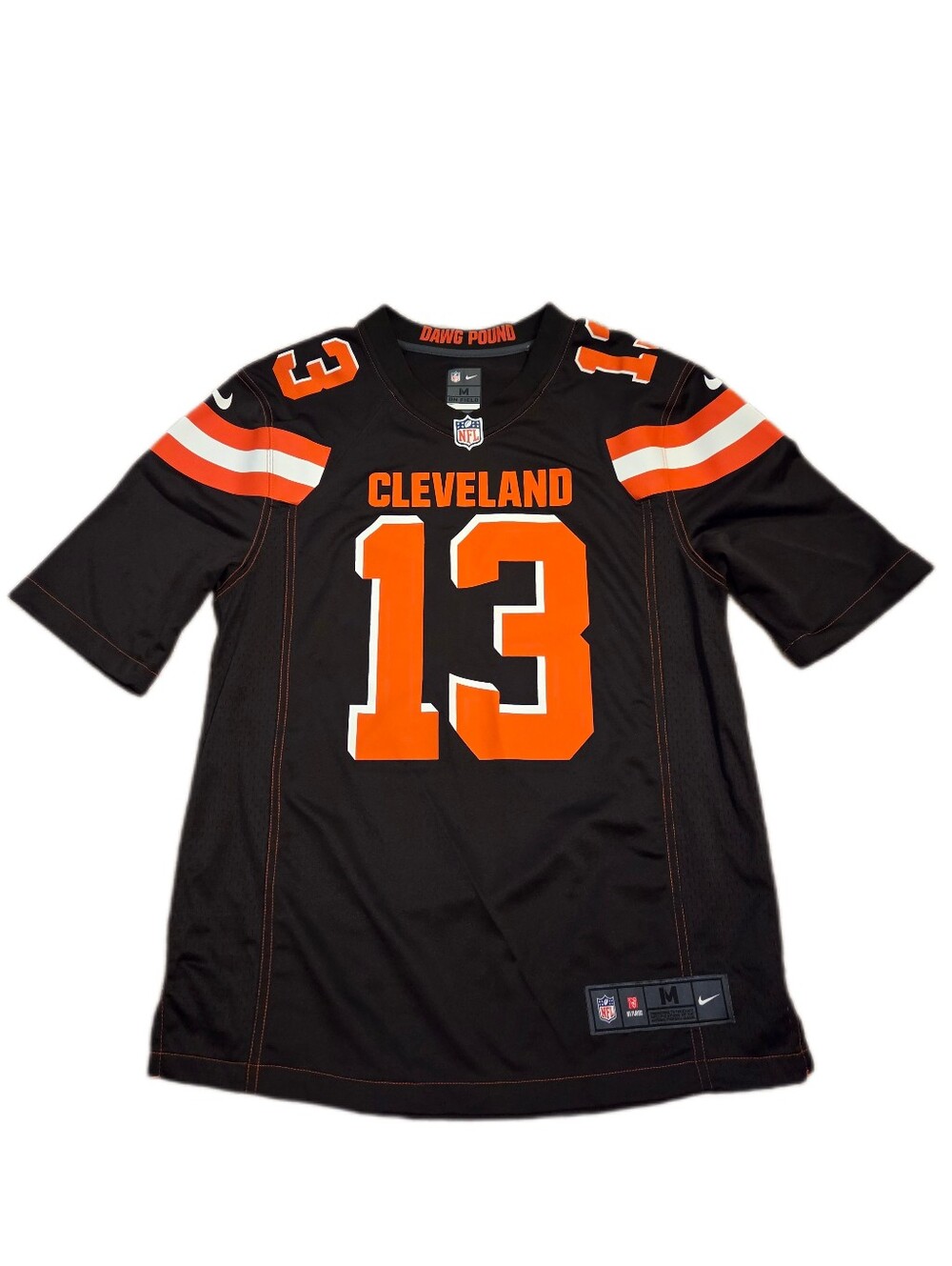 NFL Nike On Field  Cleveland Browns Jersey #13 Beckham Jr Sporty  Size Medium